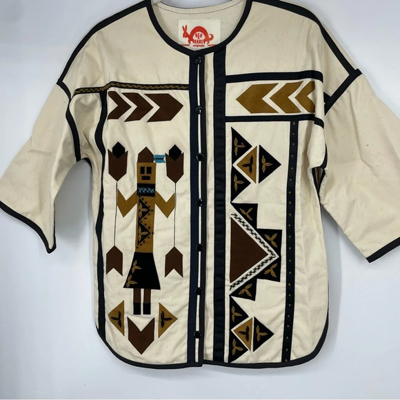 Vintage RED HARE ORIGINALS Tucson Arizona jacket shirt southwest appliqué - Picture 2 of 7